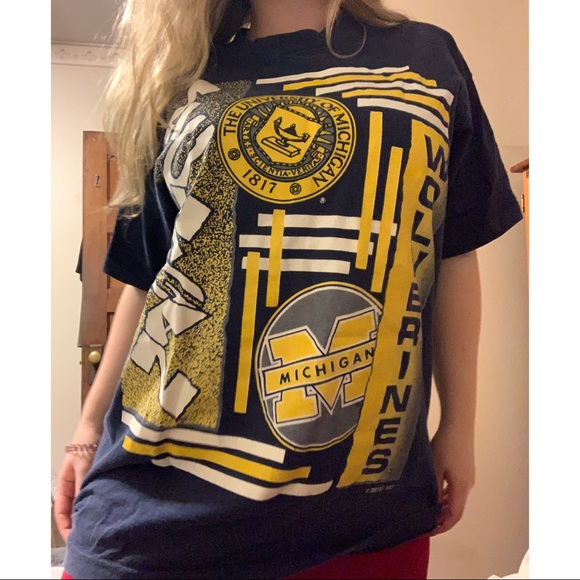 university of michigan graphic vintage tee - Picture 3 of 8